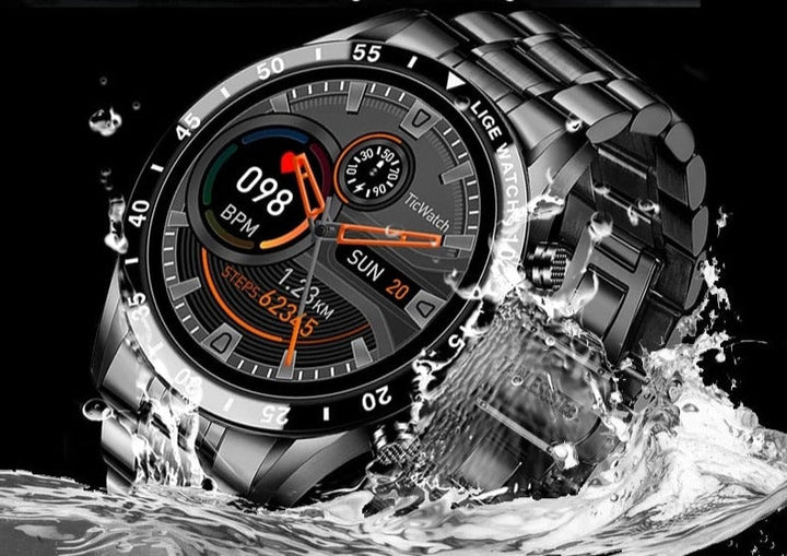 Luvikno | Luksus SmartWatch 4G – Elegant og Tilkoblet Stil med Anrop og Tilkobling