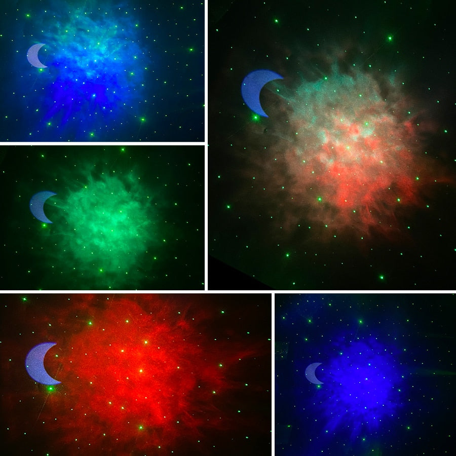 Galaxy Glow Roterende Stjernesky Projektor | Luvikno
