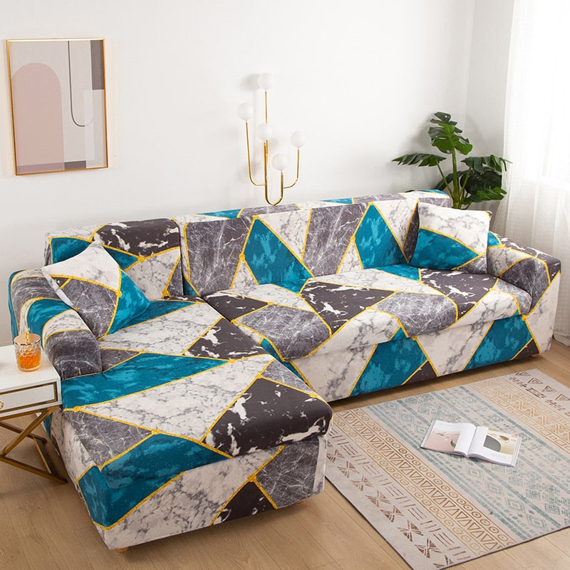 Moderne Antiskli Fargerik Elastisk Sofatrekk | Luvikno