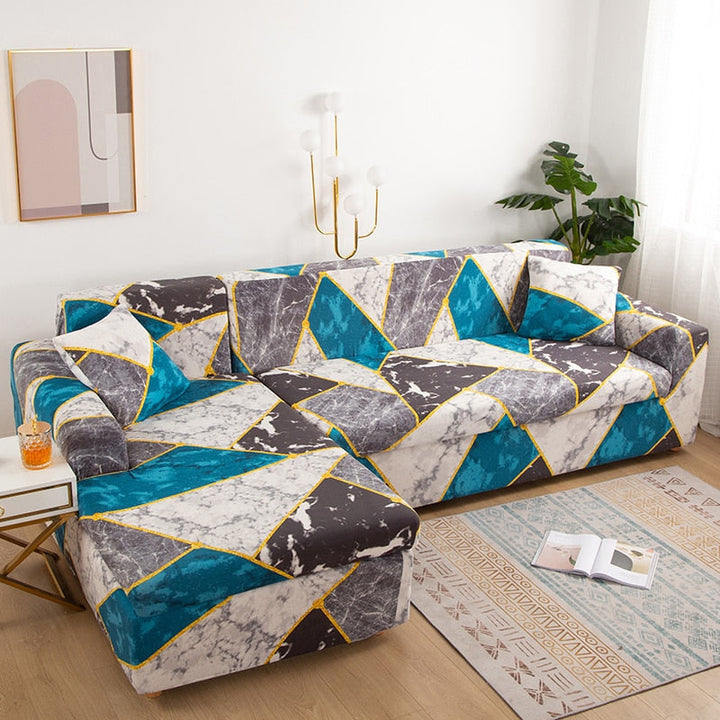 Moderne Antiskli Fargerik Elastisk Sofatrekk | Luvikno