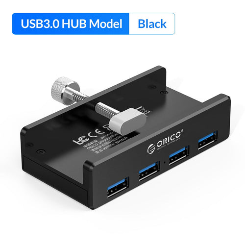 4 Port Klipp-Type USB 3.0 Aluminiums Hub | Luvikno