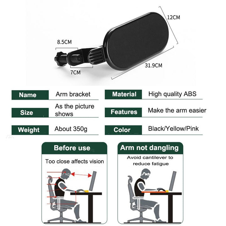 Luvikno | Ergowork Datamaskin Armstøtte Pro® - Forhindre musearm!