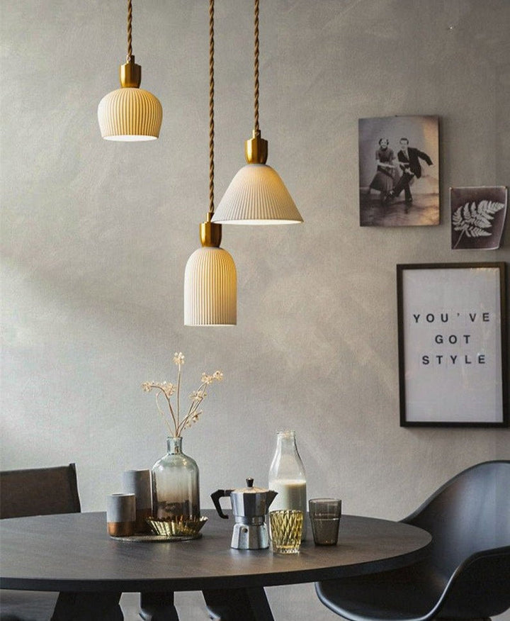 Moderne nordiske keramiske pendellamper | Luvikno