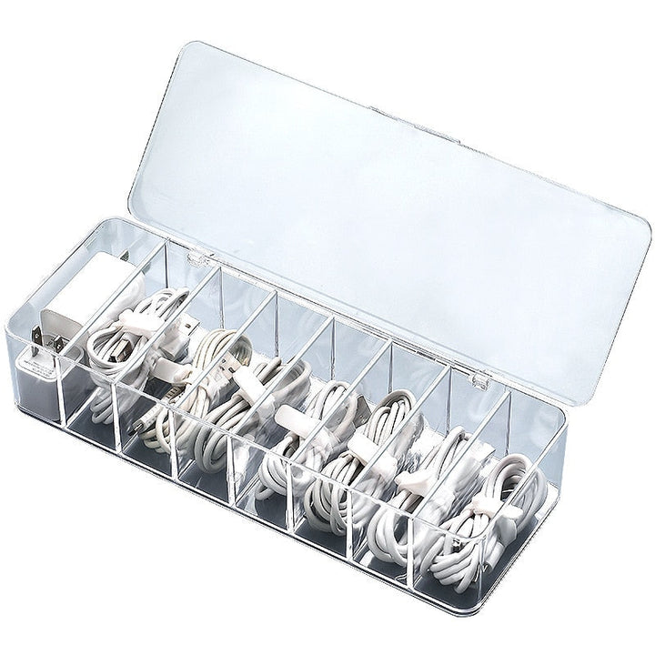 Transparent Kabel Organizer Boks | Luvikno