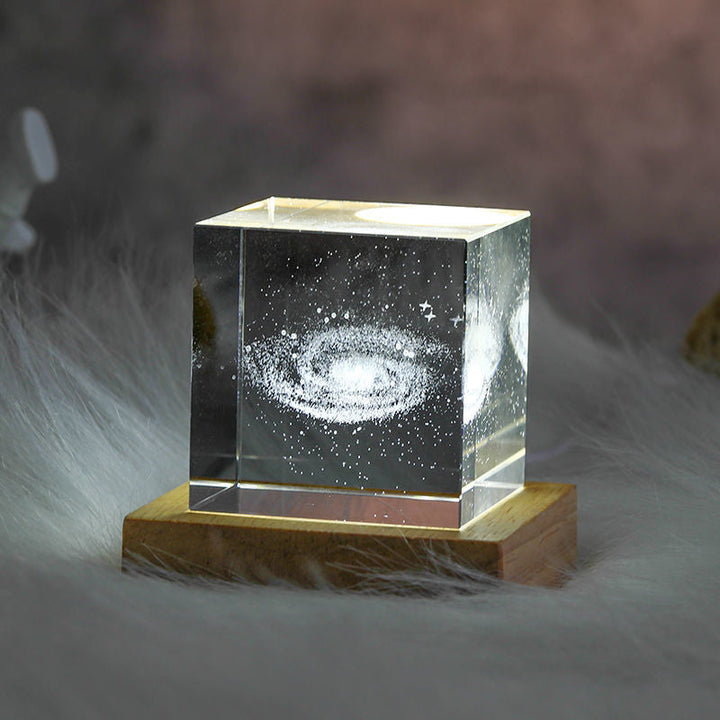 3D Krystall Torg Moon Nattlys | Luvikno