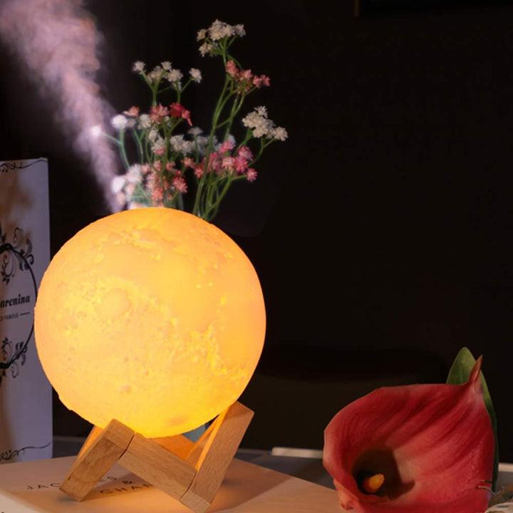 MoonBreeze Purifier - Månelampe og Luftfukter Luvikno