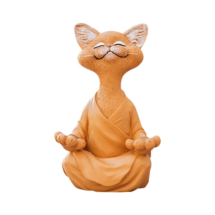 Whimsical Buddha Cat Figur Figur | Luvikno