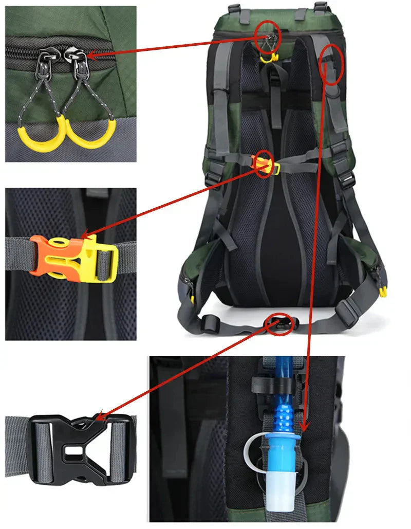 Luvikno | 60L Ryggsekk - Vanntett