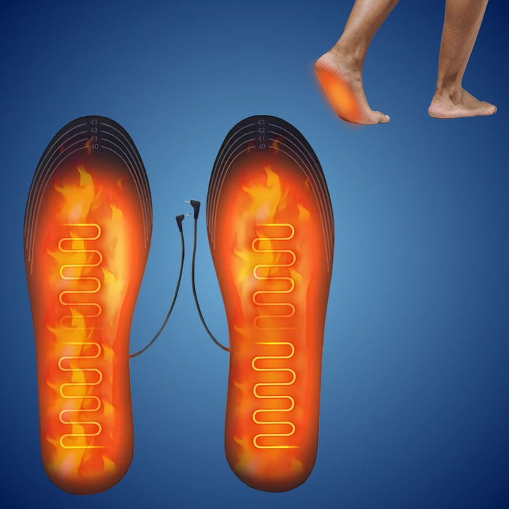 HeatStride Varmet sko såler | Oppvarming Justerbare sko innleggssåler - Temperaturkontroll - Kaldt vær - Kalde føtter Luvikno