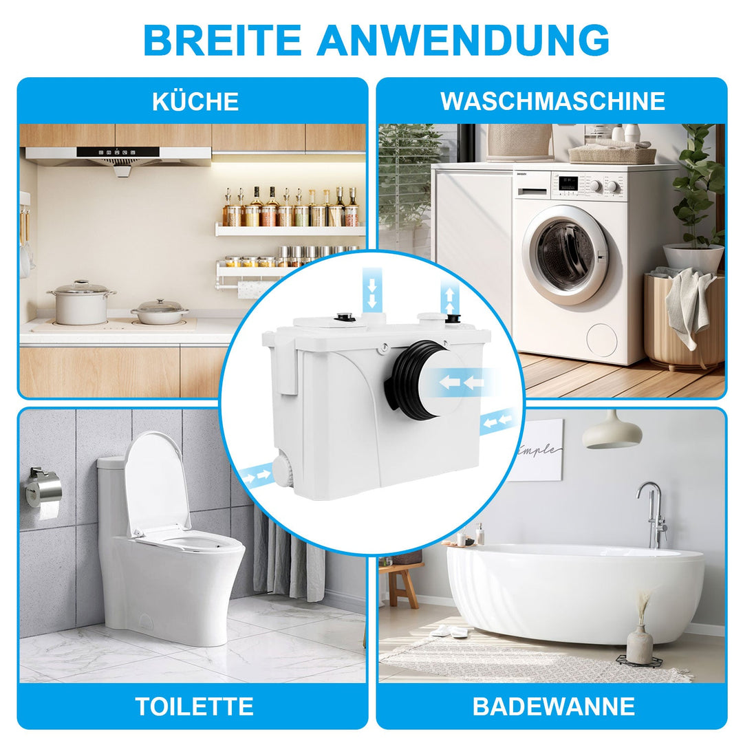 Hebeanlage avløpspumpe 700W 190 L/min | Luvikno