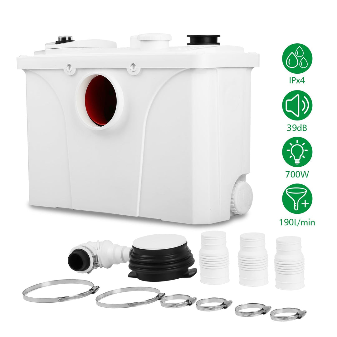 Hebeanlage avløpspumpe 700W 190 L/min | Luvikno
