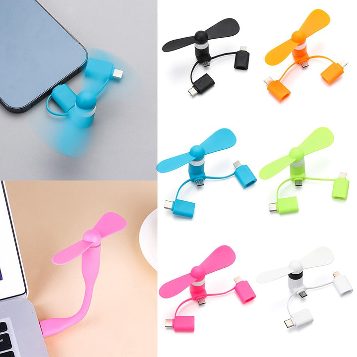 Bærbar Mini Telefon USB Vifte | Luvikno