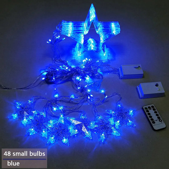 LED Star Garland - StarryGlow | Luvikno