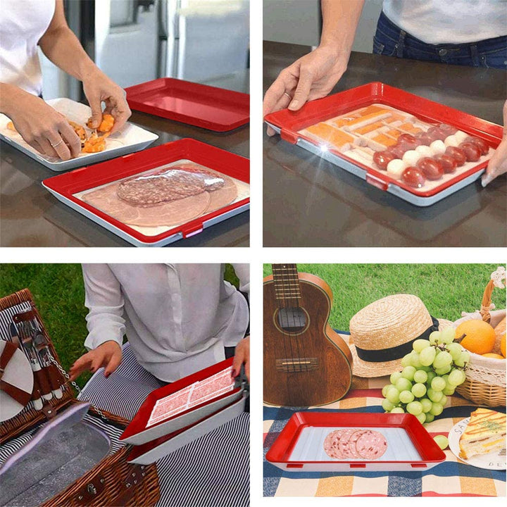 Flat - Hold your food fresh - Sustainable innovation - Practicality in everyday life | Luvikno