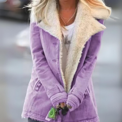 Luvik | Pitkä, lämmin farkkutakki