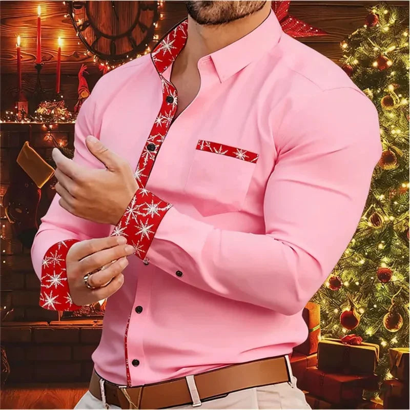 Luvik | Miesten paita - Tyylikäs ja mukava paita jouluteemalla