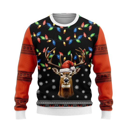 Luvik | Joulupaita - Neulotut hirvivärit, Lämmin mukavuus & Juhlavätty tyyli talvelle