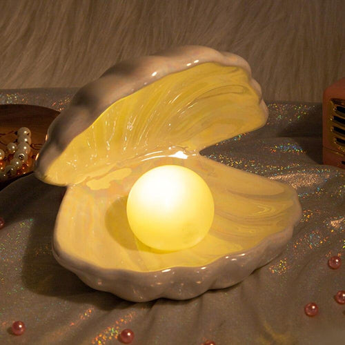 Chelly Chic Shell Lampe | En magisk lampe med en perle | Luvikno