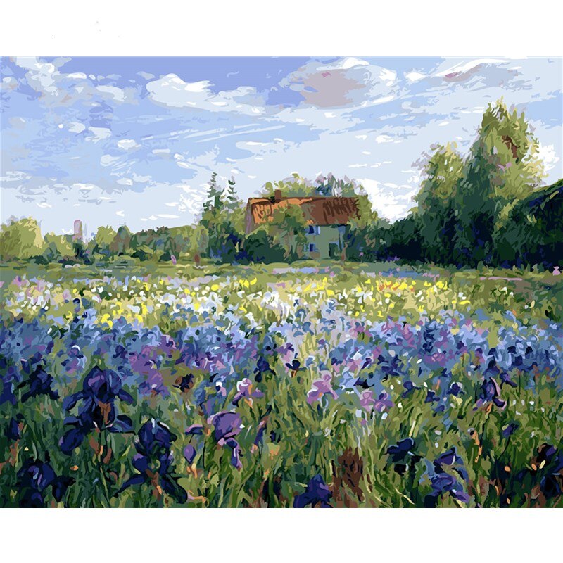 Luvikno | Blomsterportrett (Maler etter tall)