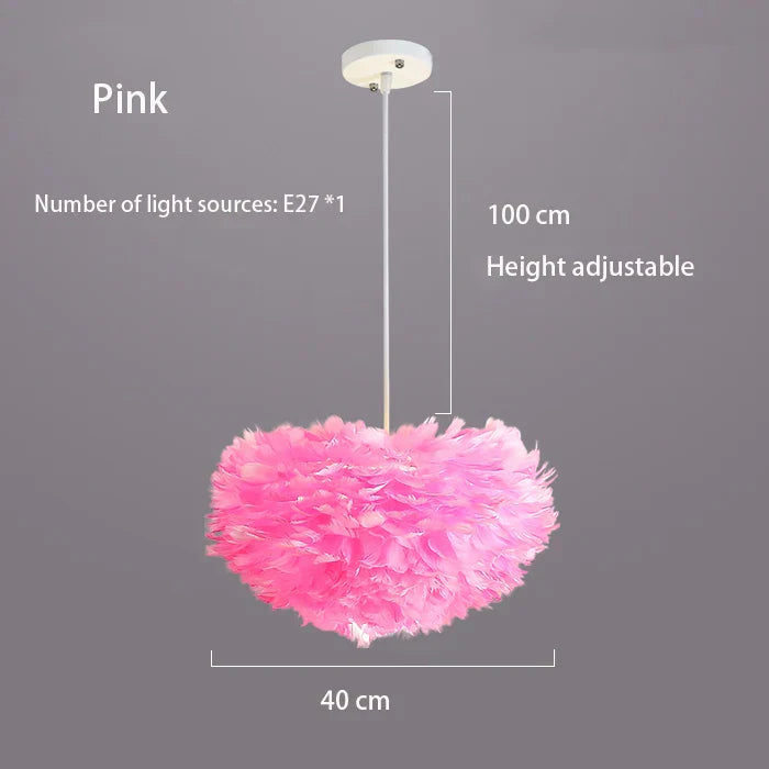 Cloud Like Realistic Feather Chandelier | Luvikno