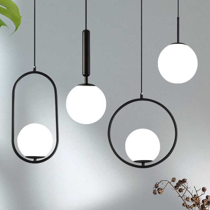 Nordic Glass Pendant Lamps | Luvikno