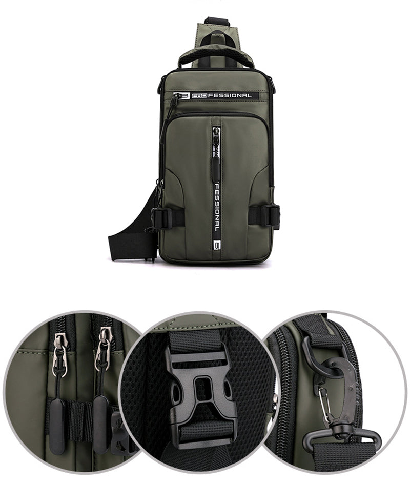 Elegant USB-lading Mini Crossbody Bag | Luvikno