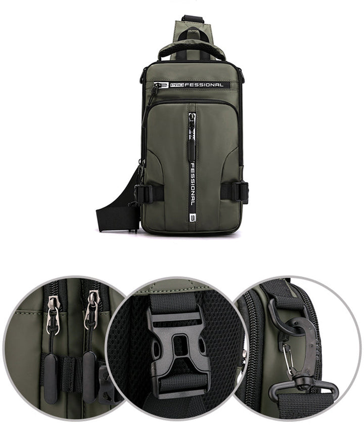 Elegant USB-lading Mini Crossbody Bag | Luvikno