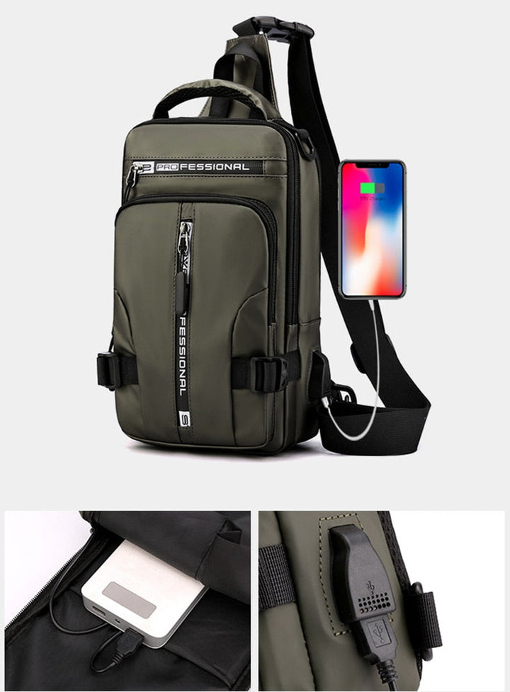 CityTrek Bag - Stilfull vanntett Oxford crossover Luvikno