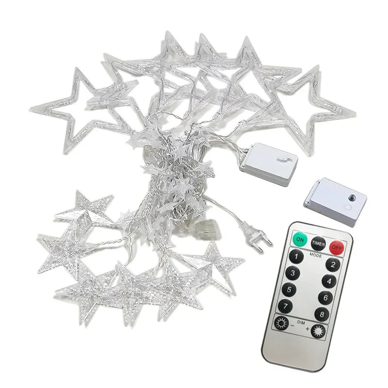 LED Star Garland - StarryGlow | Luvikno