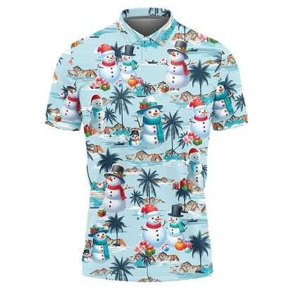 Luvik | Joulupukki Paita - Tyylikäs miesten polo-paita juhlallisella designilla ja mukavalla leikkauksella