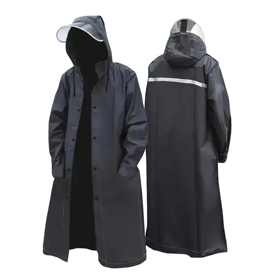 Luvik | Musta sadeviitta aikuisille - Vesitiivis & hengittävä ulkoilukäyttöön