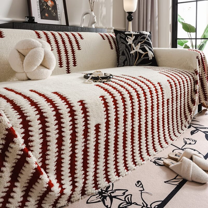 Hjemmekoselig Plush Sofa Cozy Anti-riper Full Dekning Sofa Trekk | Luvikno