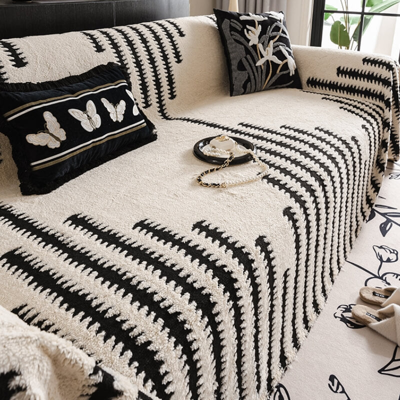 Hjemmekoselig Plush Sofa Cozy Anti-riper Full Dekning Sofa Trekk | Luvikno