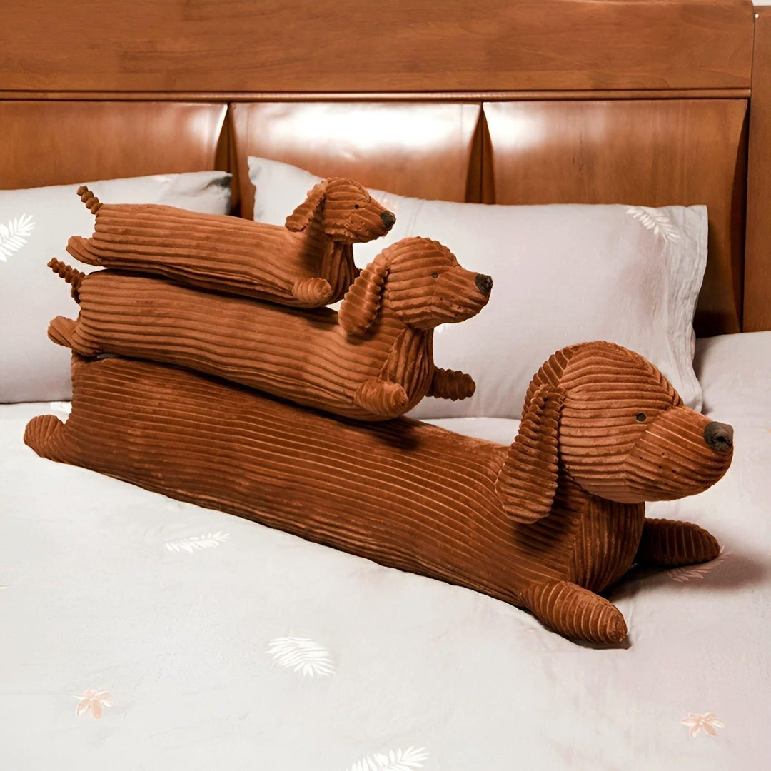 SnuggleHound Pute - Ergonomisk Dachsund Plysjpute | Luvikno