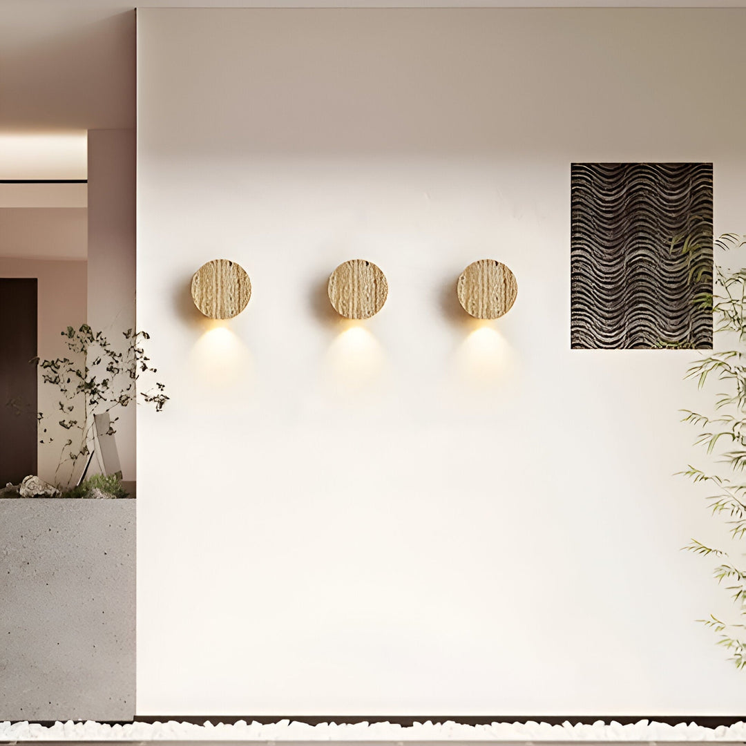 Sabi Vegglampe med Myk Ambient Lys Luvikno