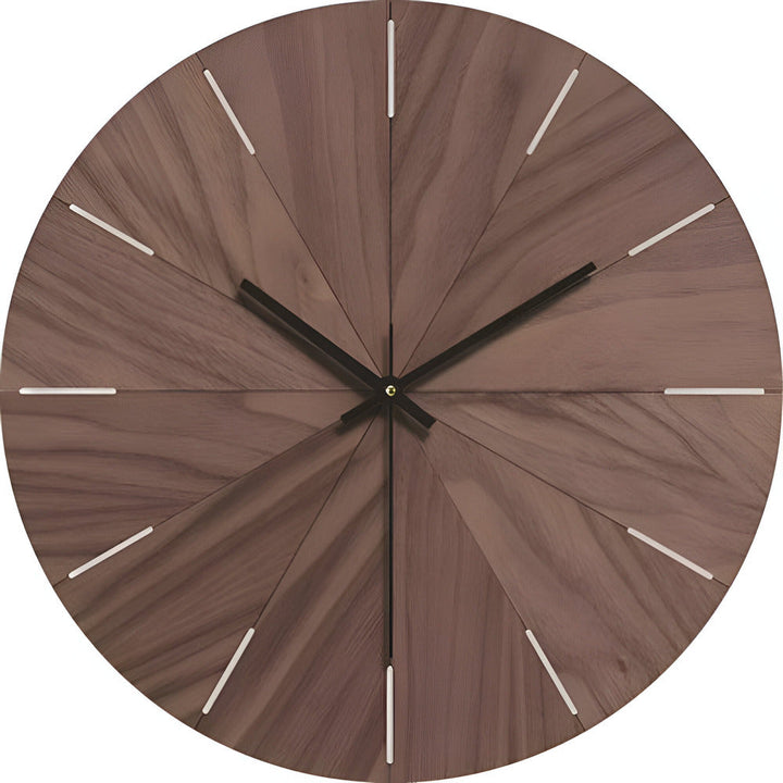 Luvikno | Woodline Moderne Stil Veggklokke – Minimalistisk Design av Massivt Tre