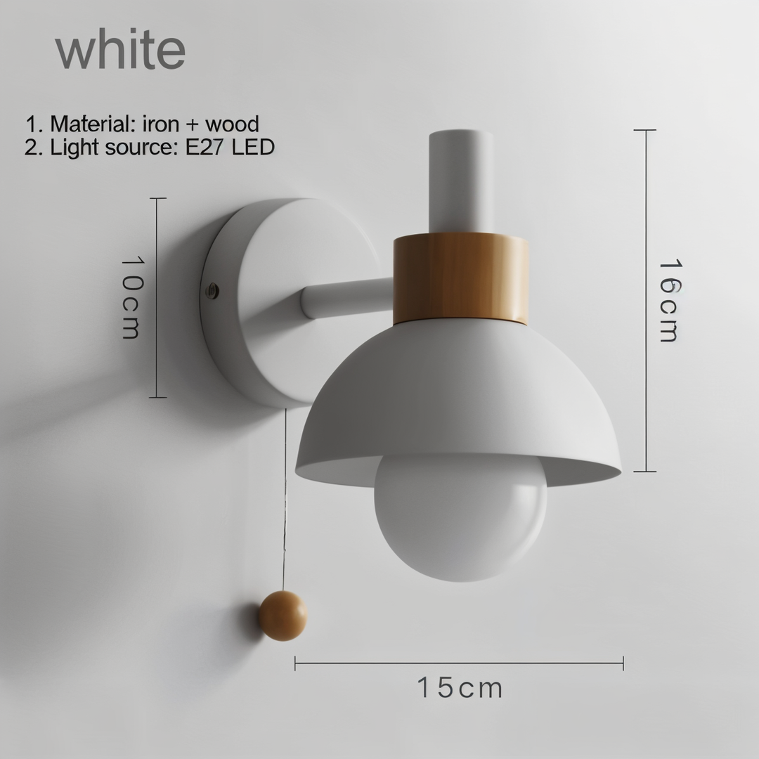 Luvikno | Moderne Macaron Vegglampe - Elegant Belysning for Hvert Rom