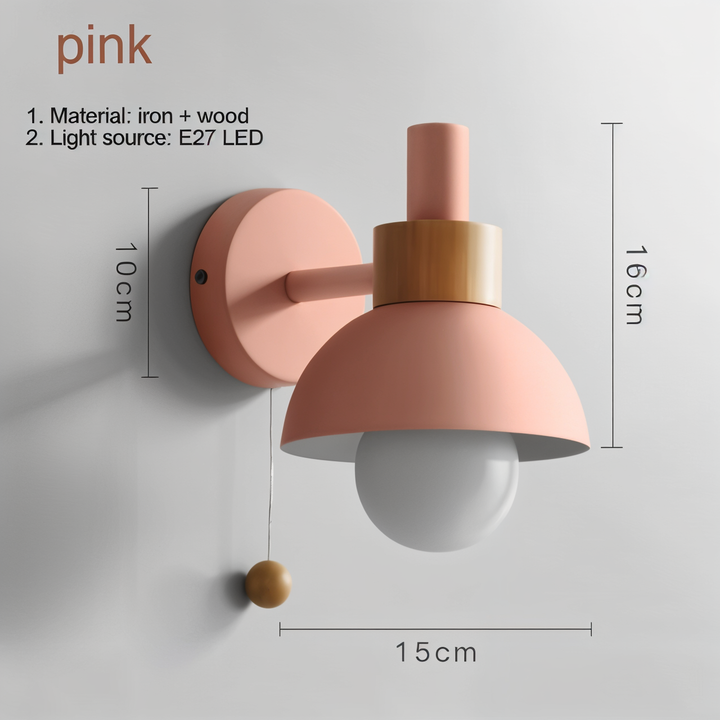 Luvikno | Moderne Macaron Vegglampe - Elegant Belysning for Hvert Rom