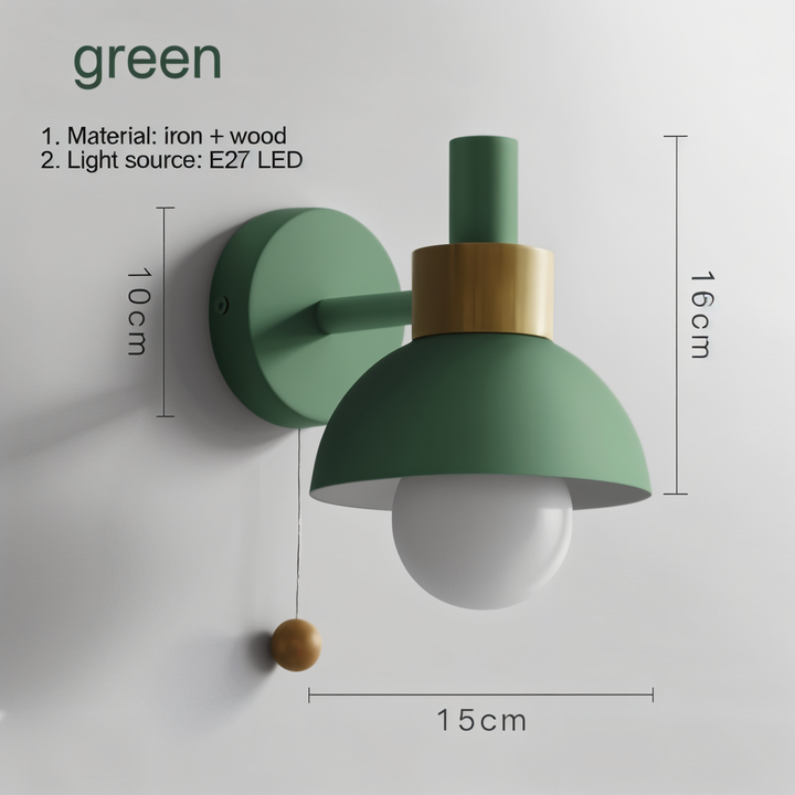 Luvikno | Moderne Macaron Vegglampe - Elegant Belysning for Hvert Rom