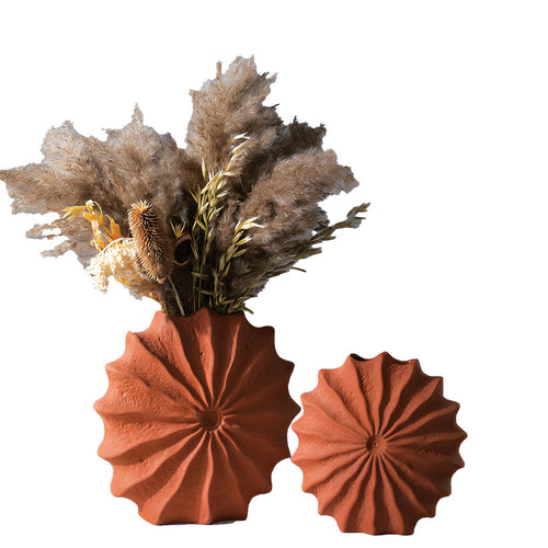 Folding Design Geometrisk Retro Vase Luvikno