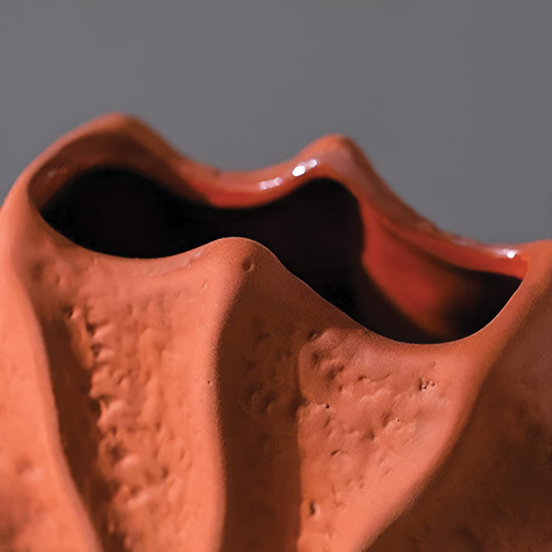 Folding Design Geometrisk Retro Vase Luvikno