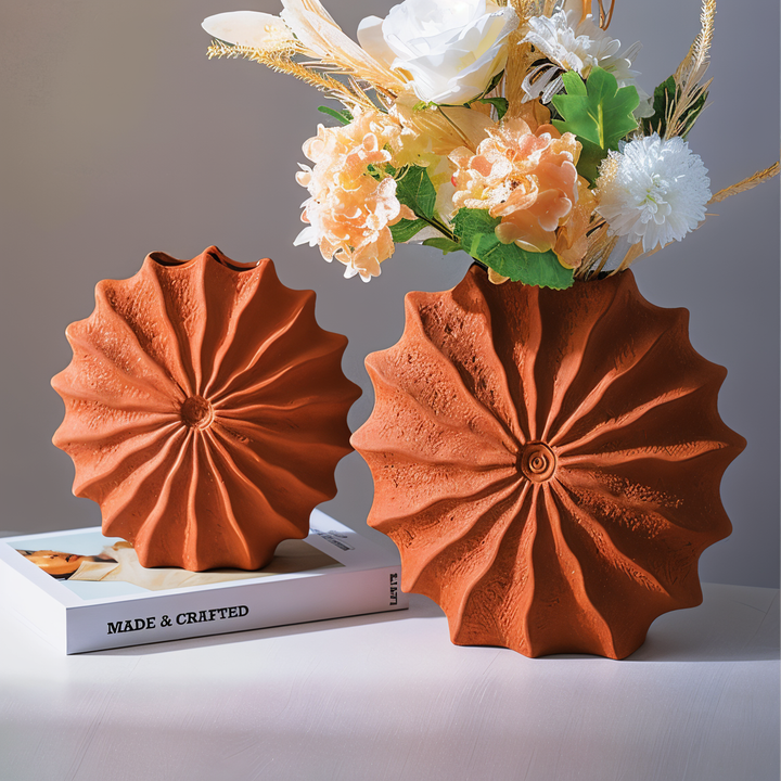 Folding Design Geometrisk Retro Vase Luvikno