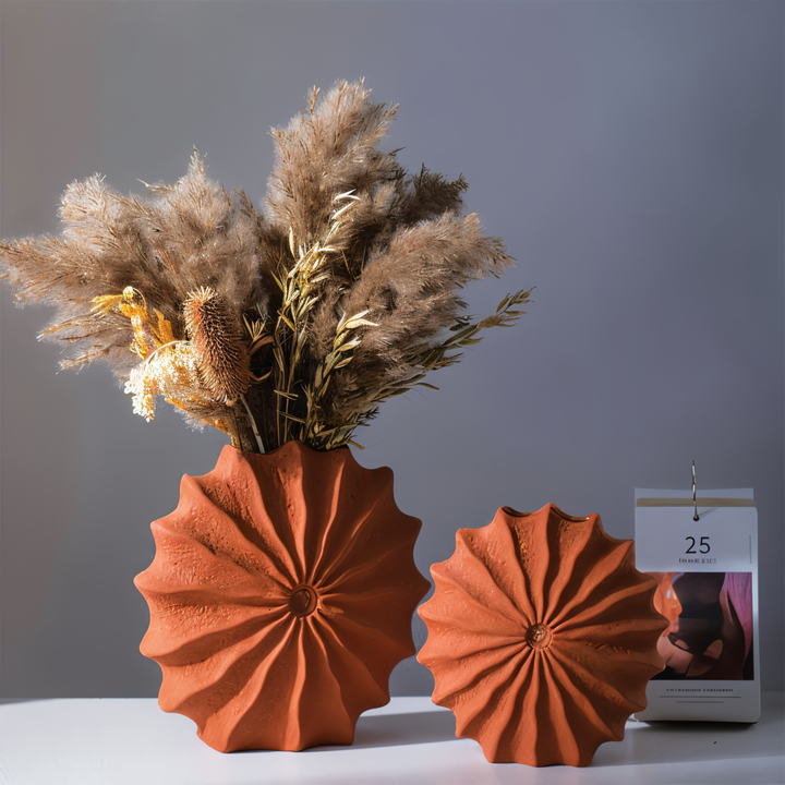 Folding Design Geometrisk Retro Vase Luvikno