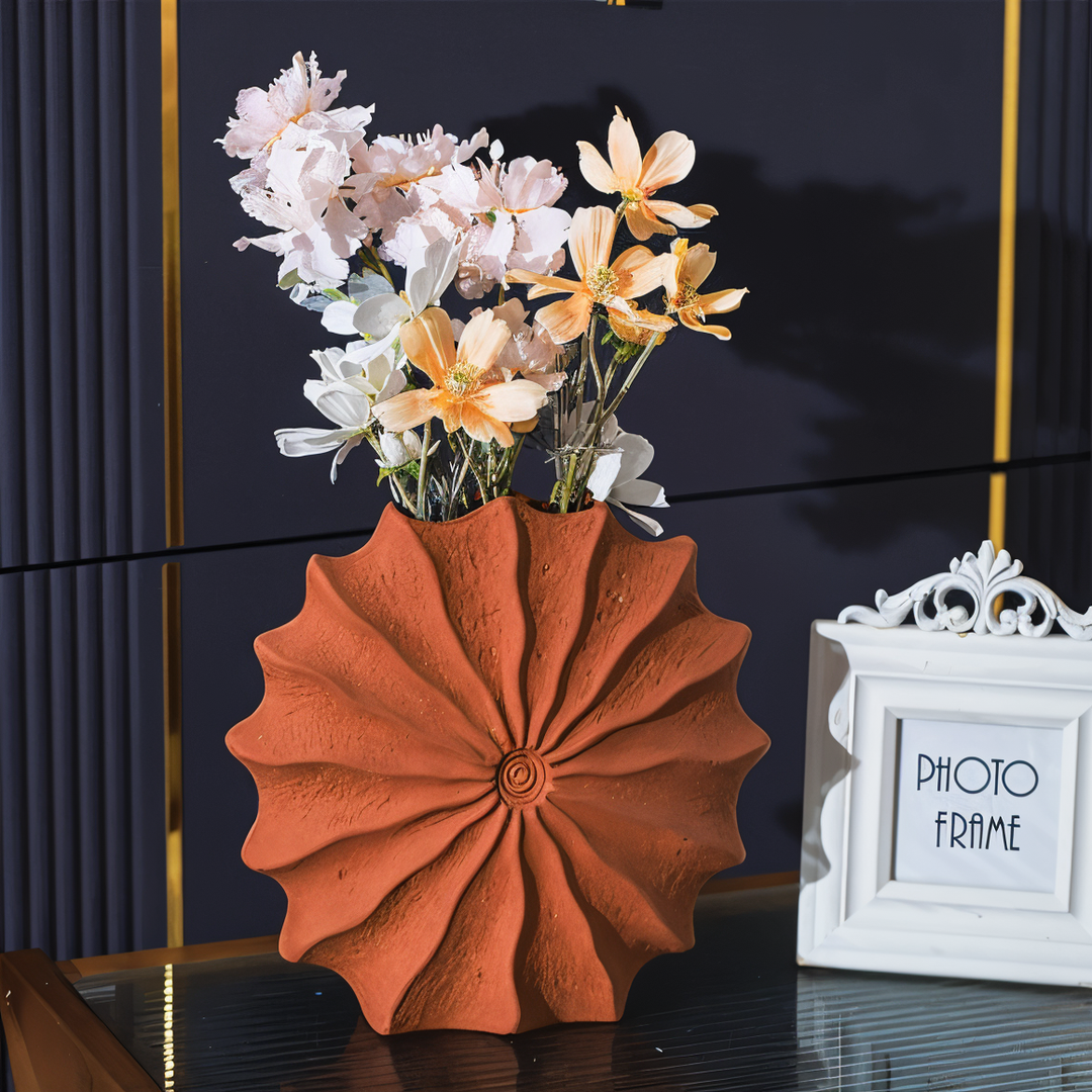Folding Design Geometrisk Retro Vase Luvikno