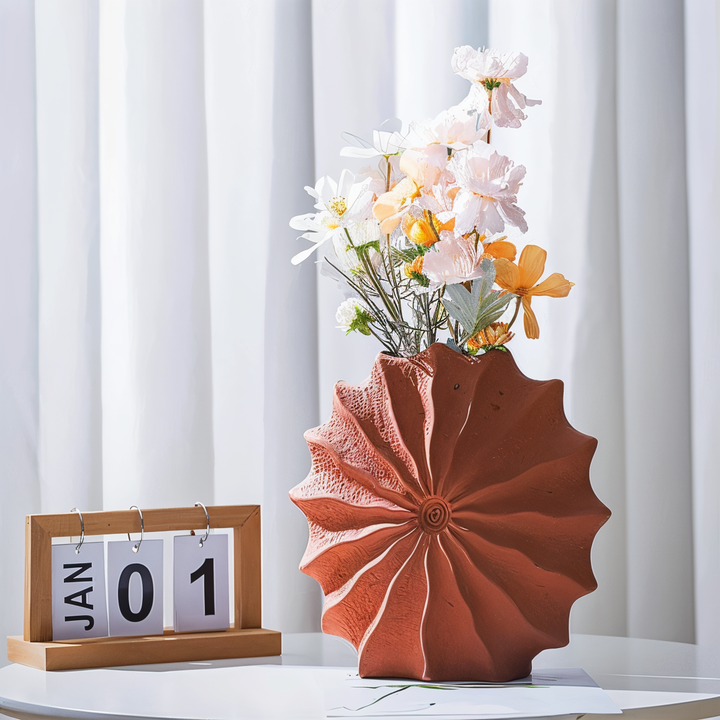 Folding Design Geometrisk Retro Vase Luvikno
