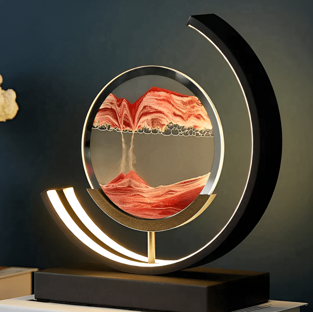 Luvikno | Sand Glow Sandlampe med dimbar fjernkontroll