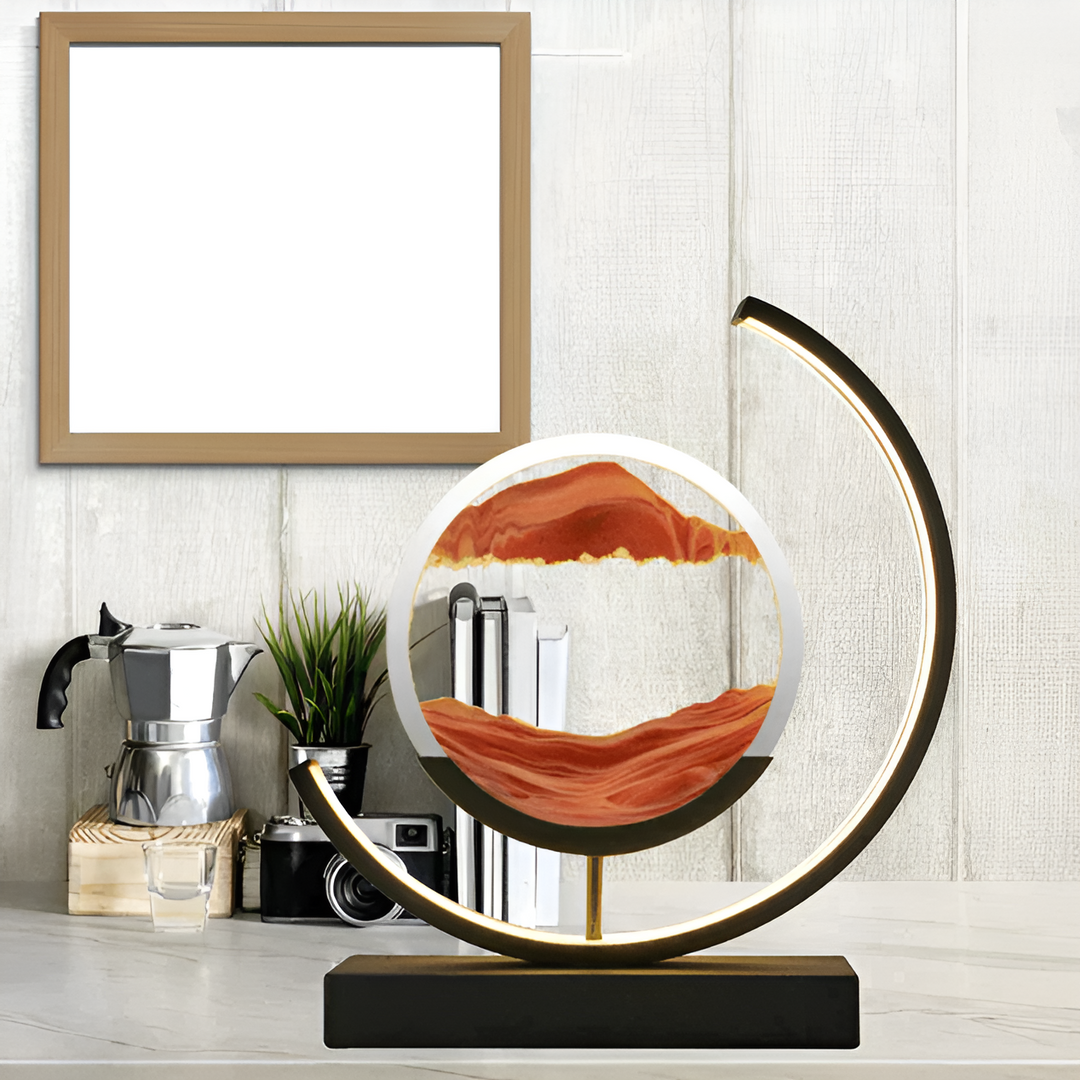 Luvikno | Sand Glow Sandlampe med dimbar fjernkontroll