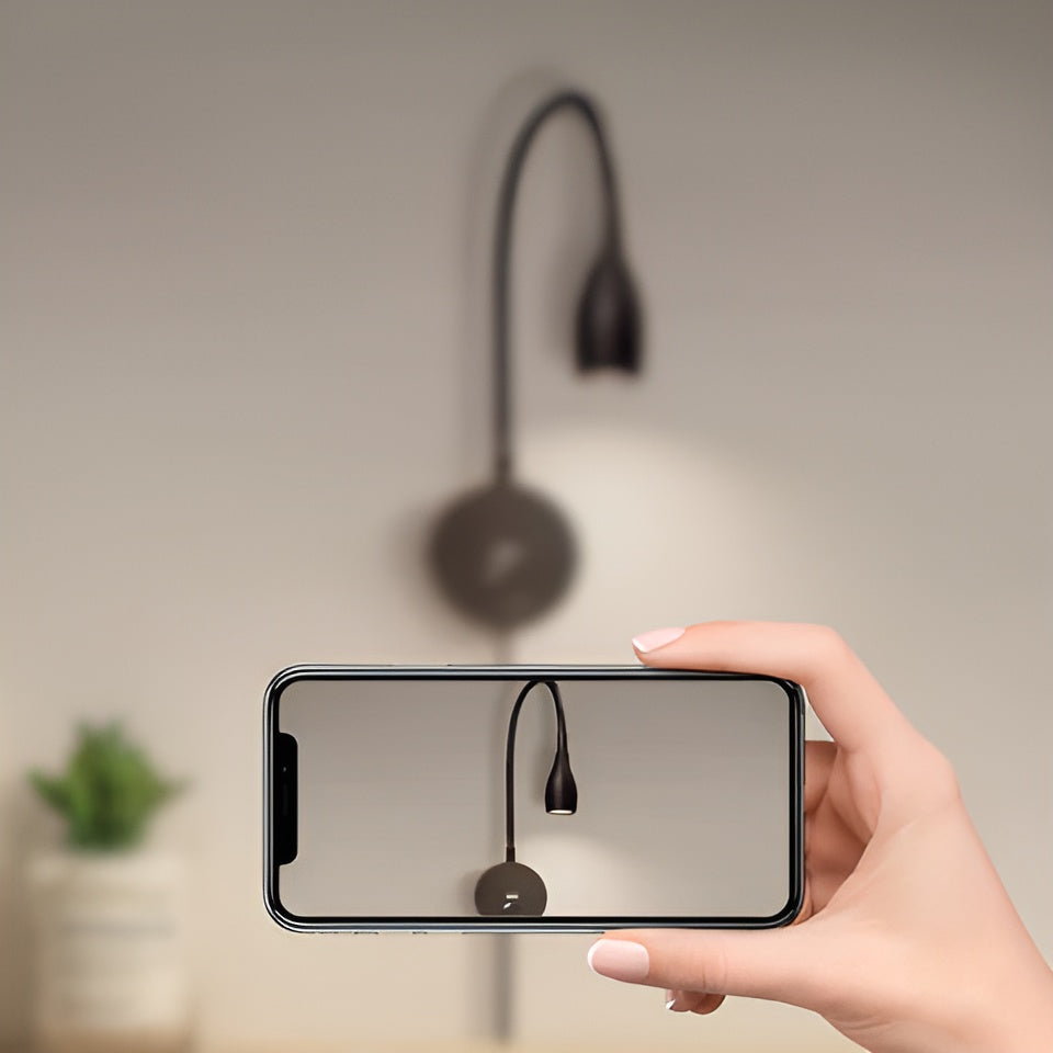 Luvikno | Luminara Vegglampe - Stilig Justerbar LED Vegglampe for Leseglede