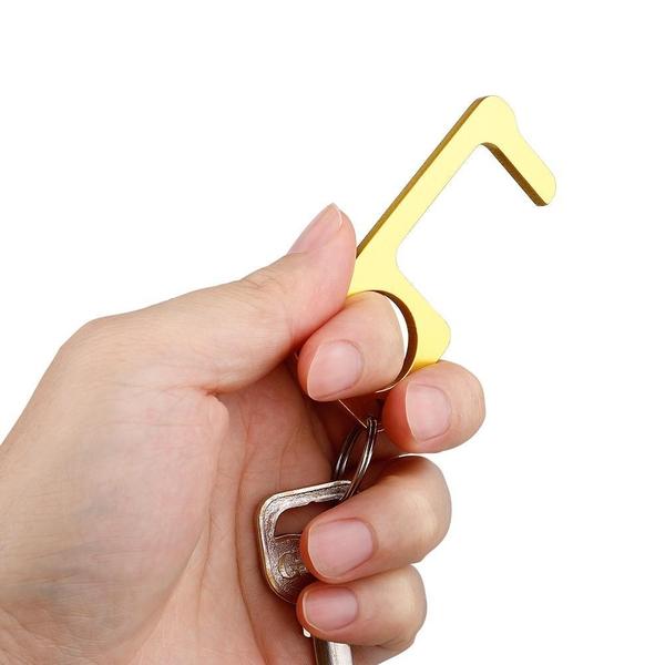 Hygienisk Antimikrobiell Messing Døråpner & Stylus | Luvikno