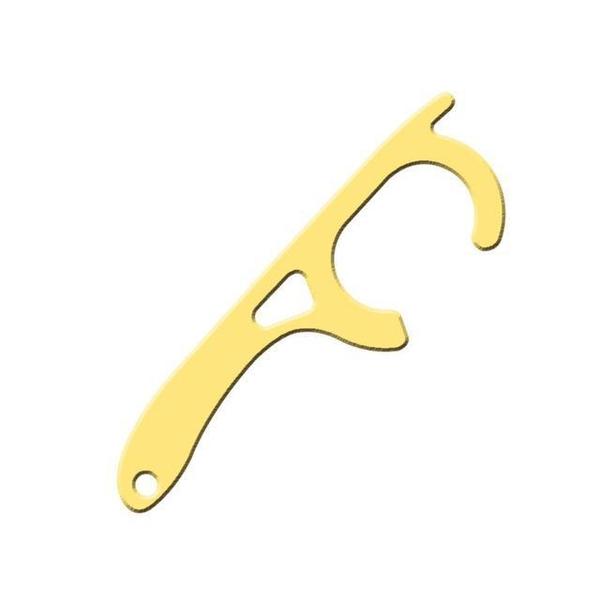 Hygienisk Antimikrobiell Messing Døråpner & Stylus | Luvikno